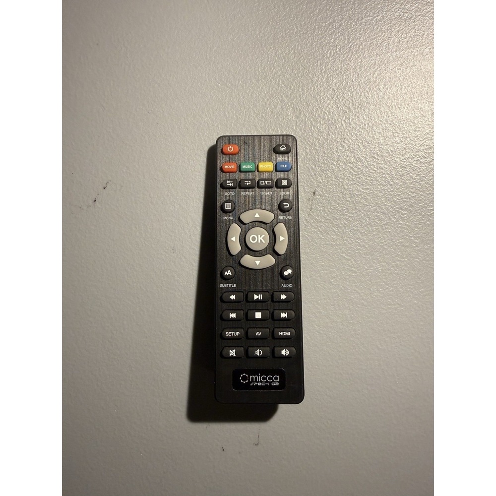 Micca Spec-1 G2 Remote Control For Digital Media Player Tested